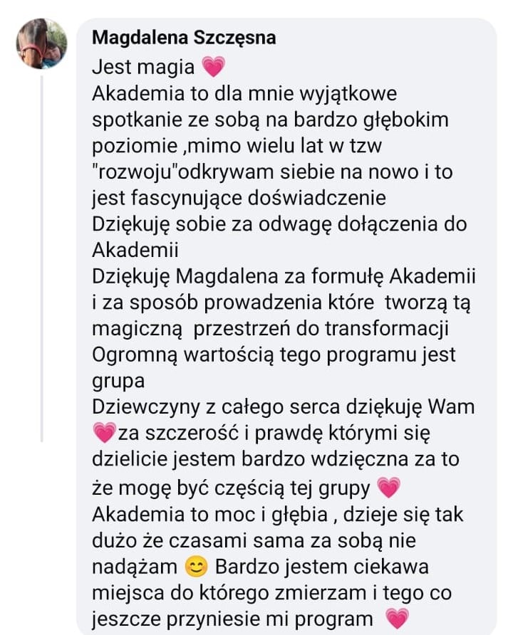 opinia Akademia transformacji